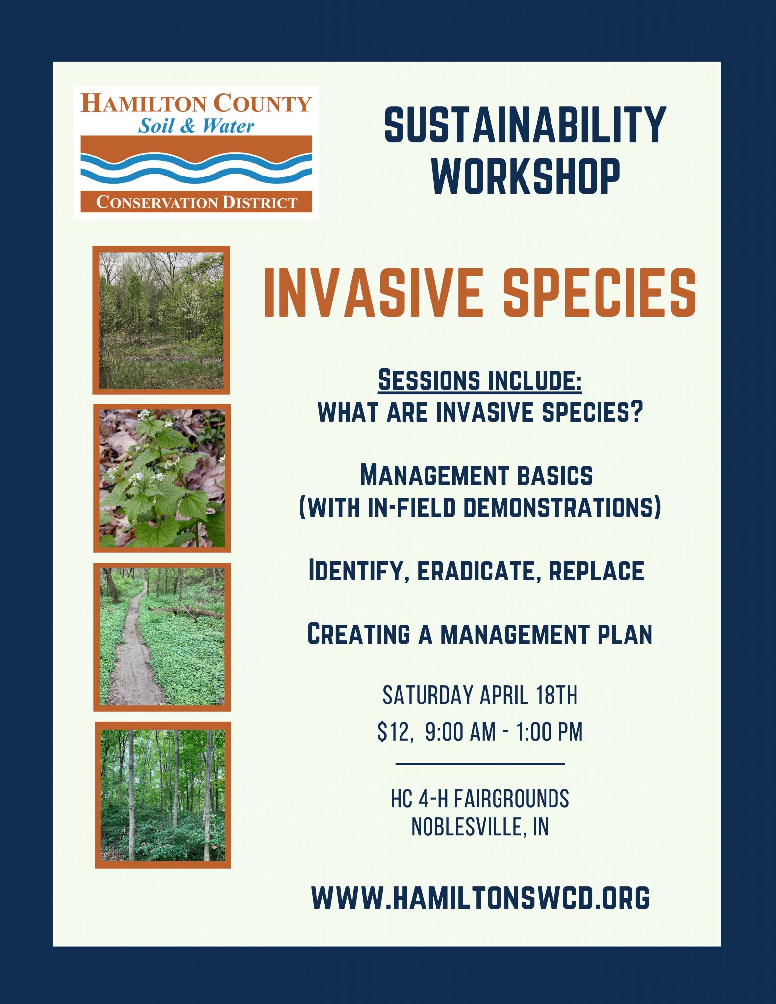 Sustainability Workshop on Invasive Species, April 18 - INPS