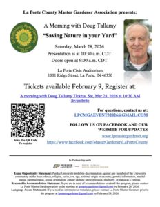 An infographic of the event described with Dr. Doug Tallamy.